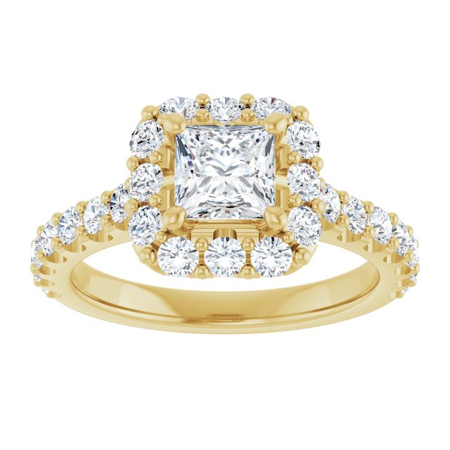 Halo-Style Engagement Ring