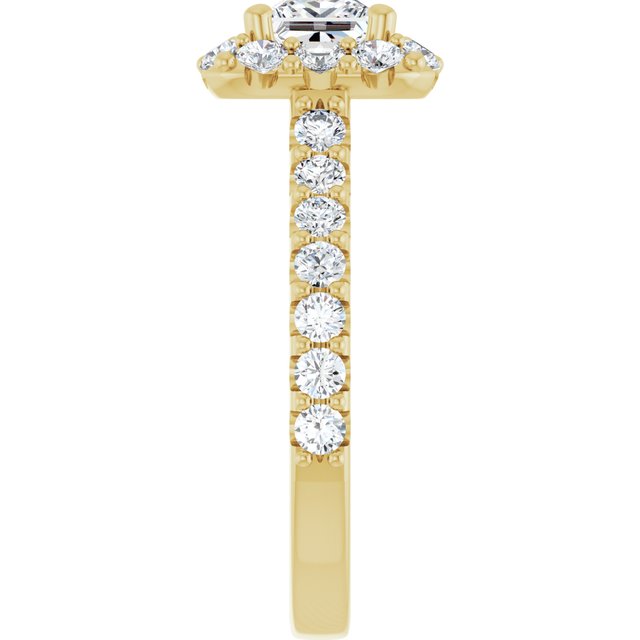 Halo-Style Engagement Ring