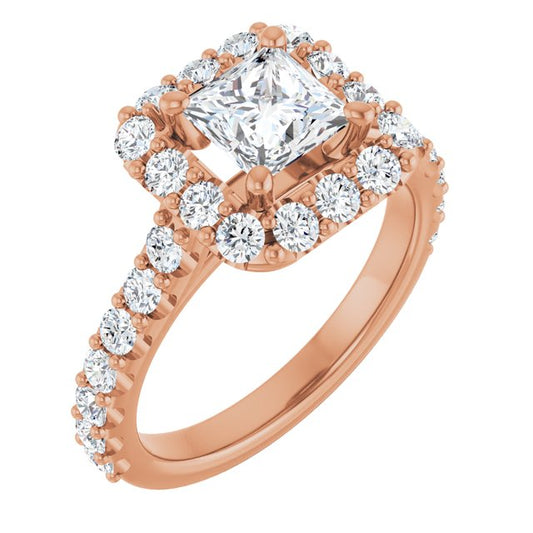 Halo-Style Engagement Ring