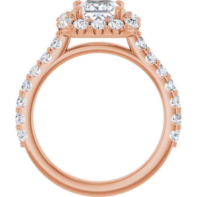 Halo-Style Engagement Ring