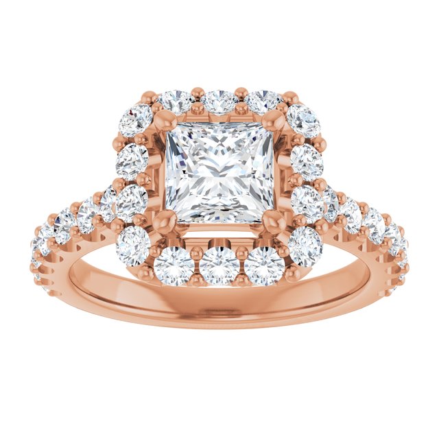 Halo-Style Engagement Ring