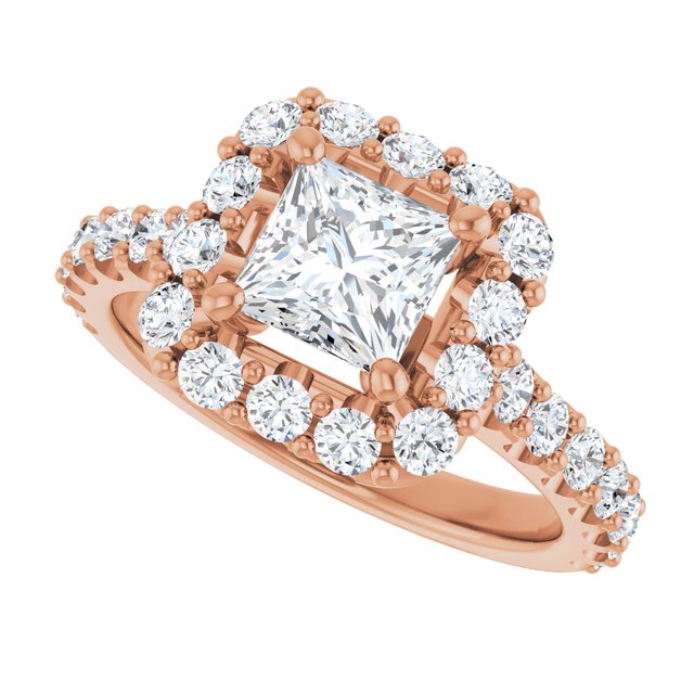 Halo-Style Engagement Ring