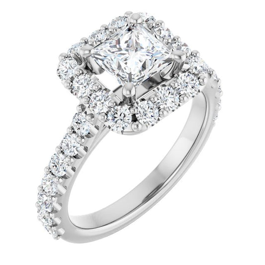 Halo-Style Engagement Ring