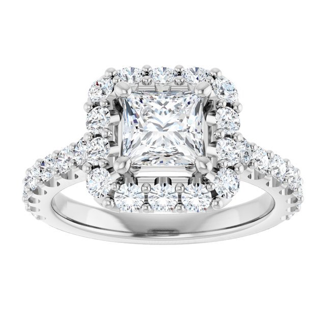 Halo-Style Engagement Ring