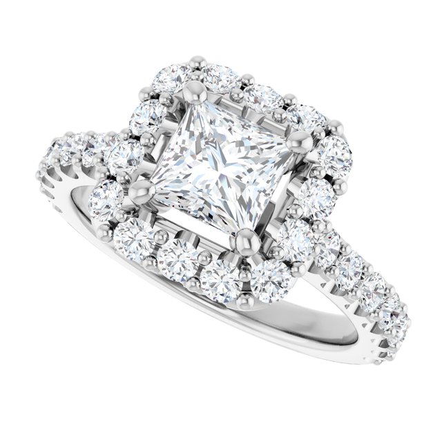 Halo-Style Engagement Ring