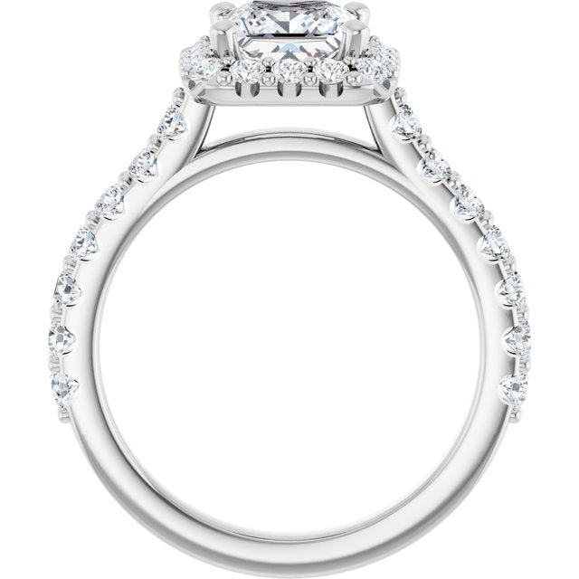 Halo-Style Engagement Ring