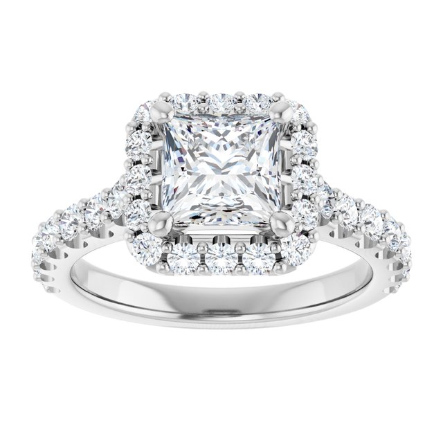 Halo-Style Engagement Ring