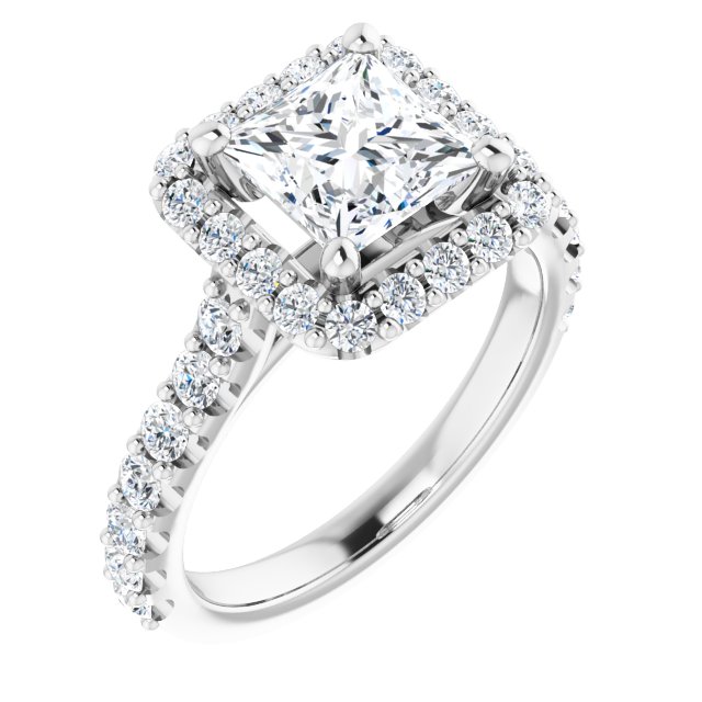 Halo-Style Engagement Ring