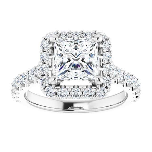 Halo-Style Engagement Ring