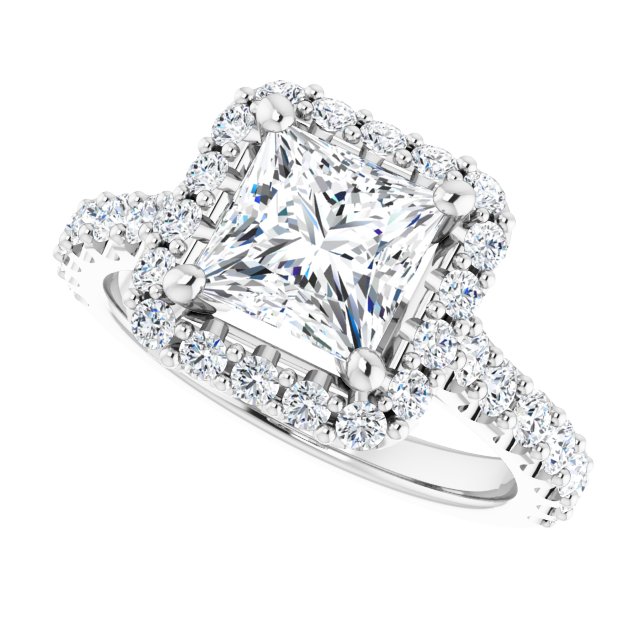 Halo-Style Engagement Ring