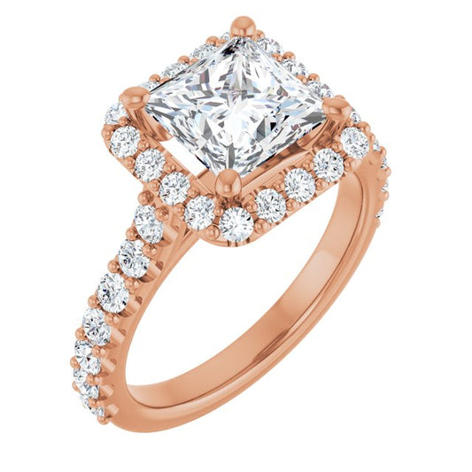 Halo-Style Engagement Ring