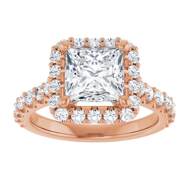 Halo-Style Engagement Ring