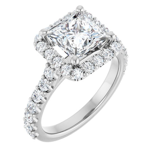 Halo-Style Engagement Ring