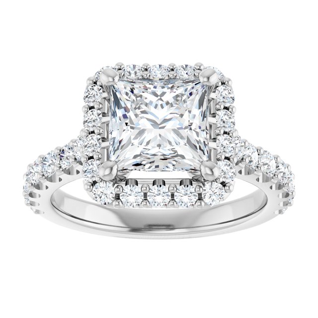 Halo-Style Engagement Ring