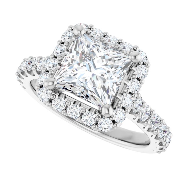 Halo-Style Engagement Ring
