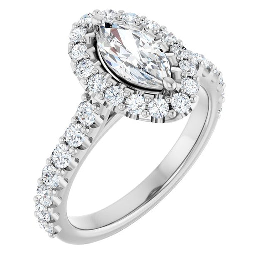 Halo-Style Engagement Ring