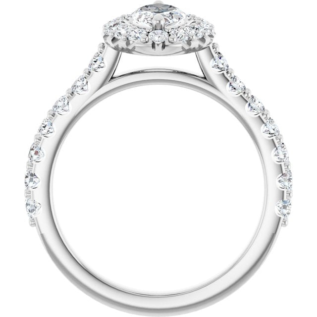 Halo-Style Engagement Ring