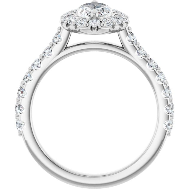 Halo-Style Engagement Ring