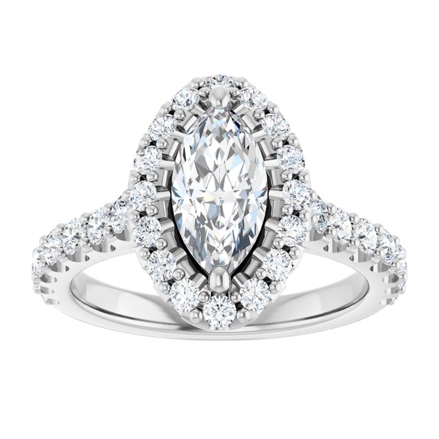 Halo-Style Engagement Ring