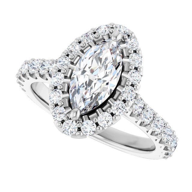 Halo-Style Engagement Ring
