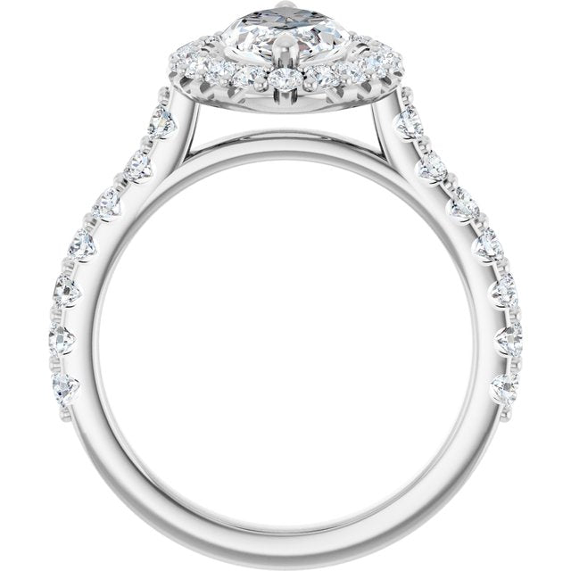 Halo-Style Engagement Ring