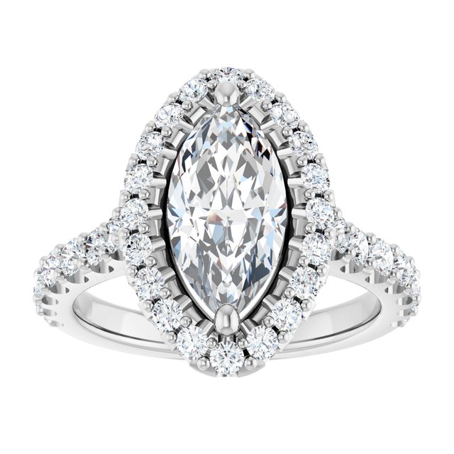Halo-Style Engagement Ring