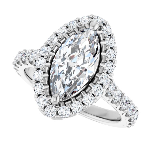 Halo-Style Engagement Ring