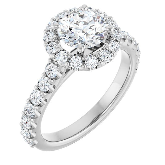 Halo-Style Engagement Ring