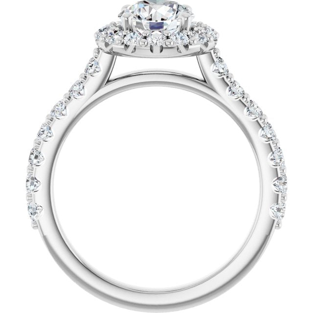 Halo-Style Engagement Ring