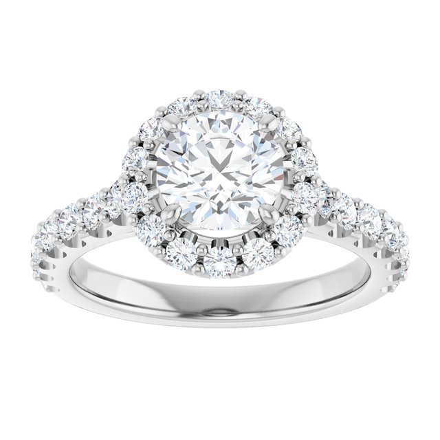 Halo-Style Engagement Ring