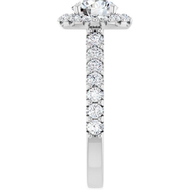 Halo-Style Engagement Ring