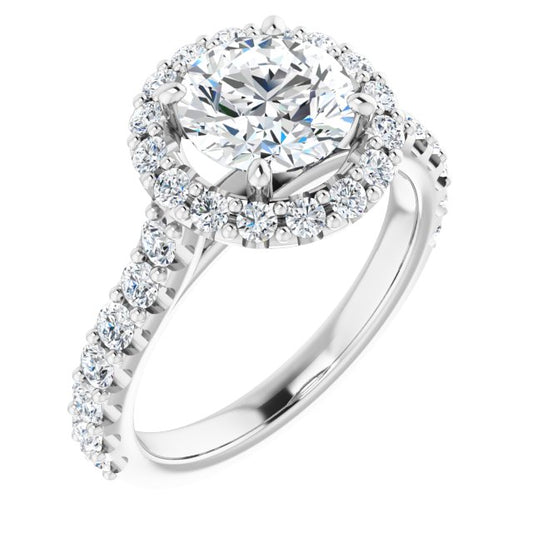 Halo-Style Engagement Ring