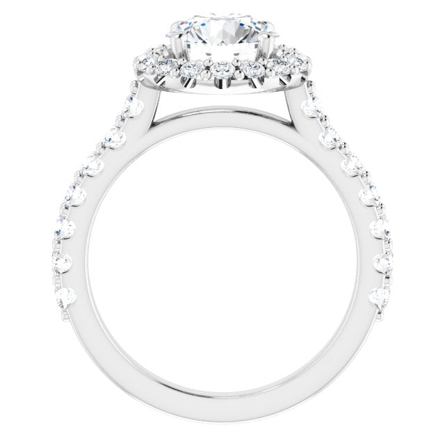 Halo-Style Engagement Ring