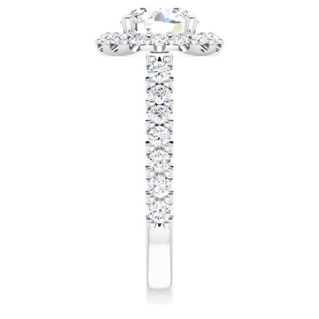 Halo-Style Engagement Ring