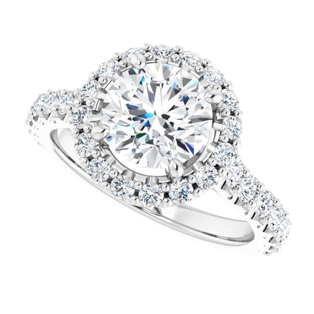 Halo-Style Engagement Ring