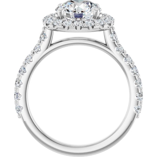 Halo-Style Engagement Ring