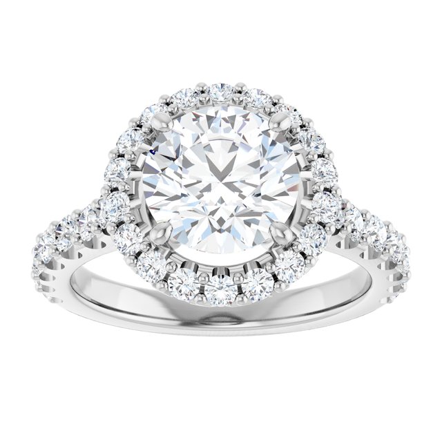 Halo-Style Engagement Ring