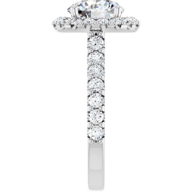 Halo-Style Engagement Ring