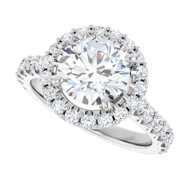Halo-Style Engagement Ring