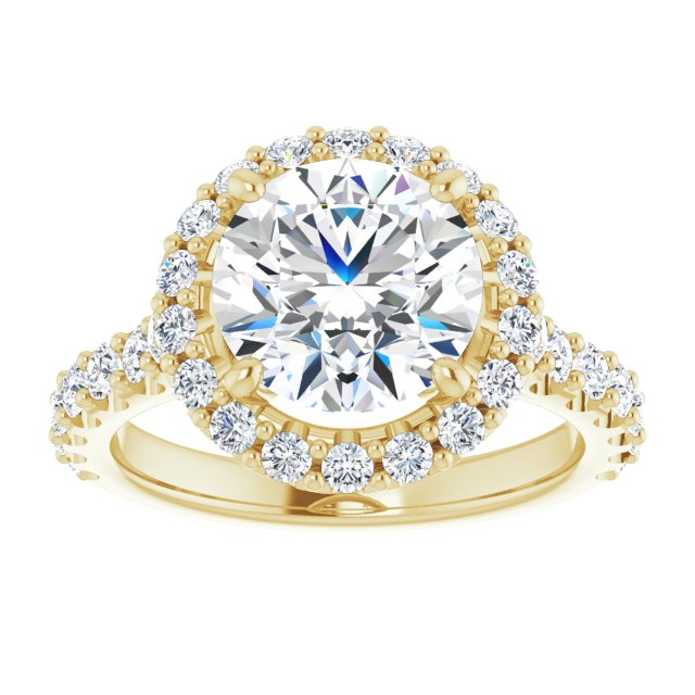 Halo-Style Engagement Ring