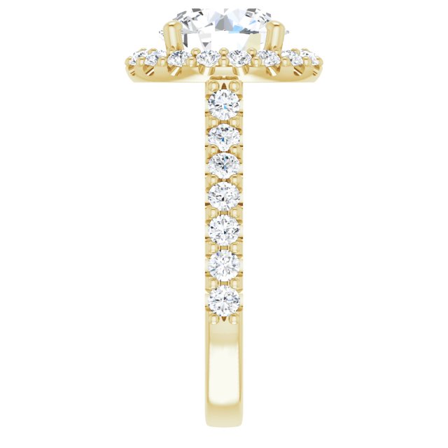 Halo-Style Engagement Ring