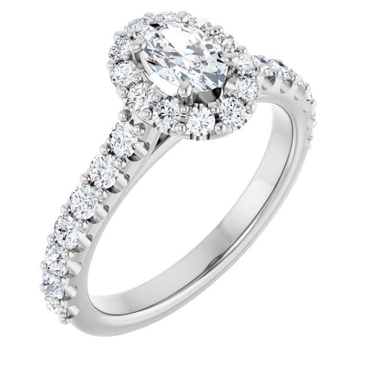 Halo-Style Engagement Ring