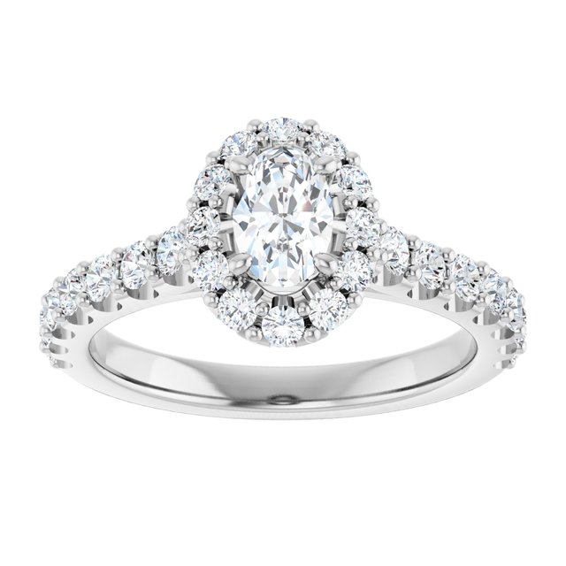 Halo-Style Engagement Ring