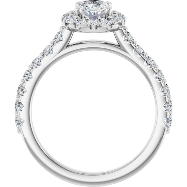 Halo-Style Engagement Ring