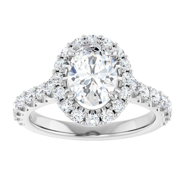 Halo-Style Engagement Ring
