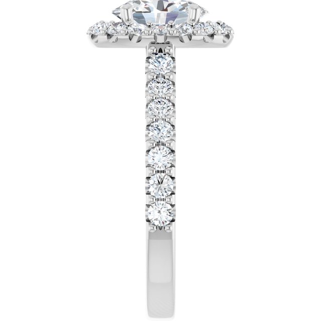 Halo-Style Engagement Ring