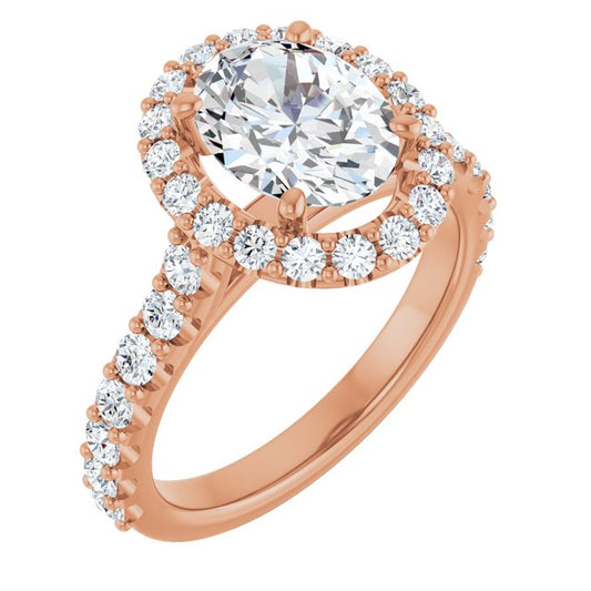 Halo-Style Engagement Ring
