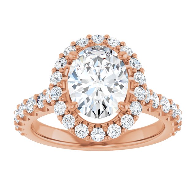 Halo-Style Engagement Ring