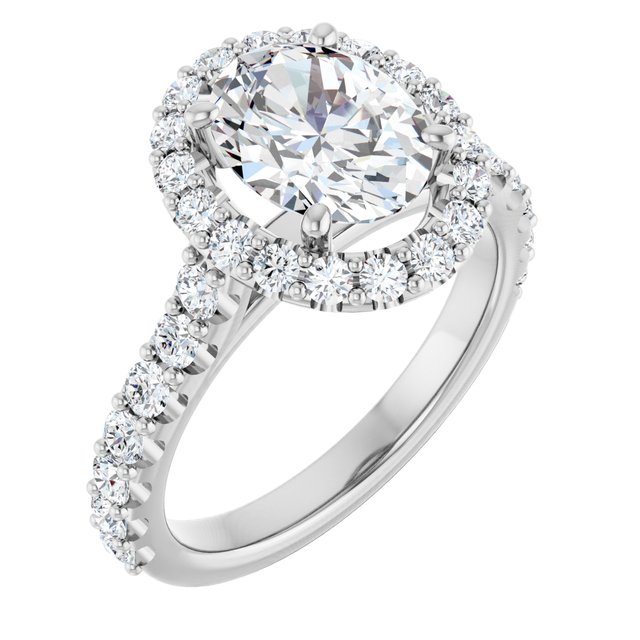 Halo-Style Engagement Ring