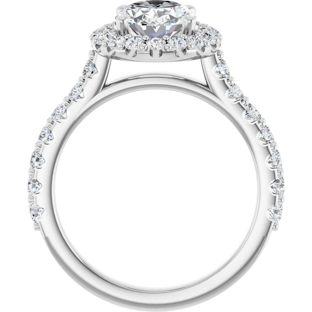 Halo-Style Engagement Ring